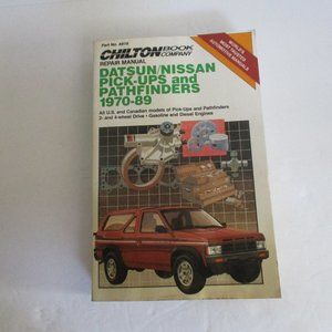 Chilton Datsun/Nissan Pick ups and Pathfinders 1970-1989 Repair Manual